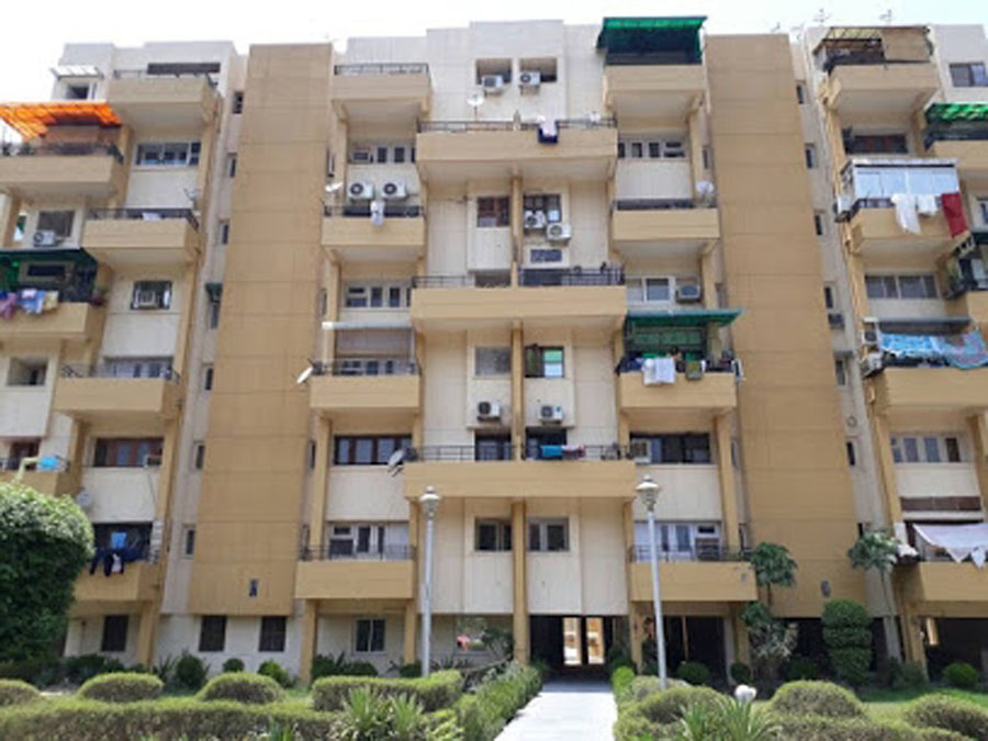 2Bhk study flat is available for rent in CGHS Sansad Vihar Sector 3 Dwarka just 22000